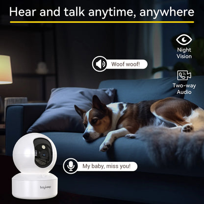 Protech Nest Camera,  2-Way Audio, Night Vision, Motion Tracking